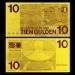 Netherland Bills 10 Gulden Gold Banknote Engraved 24K Fine Gold For Business Gift