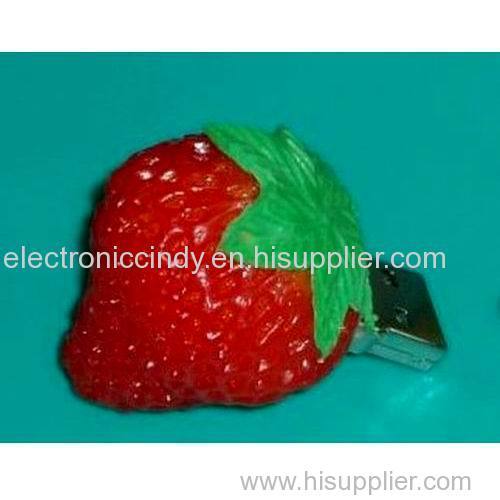Strawberry shape usb flash drive