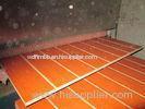 15mm / 18mm Melamined Faced Slotted Mdf Wooden Grain For Display Board