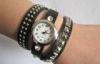Fashion Cool Rivet Wrap Around Wrist Watch , teenage girls watches