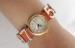 Leather Strap Wrap Around Wrist Watch lady gift Watch 1 ATM Waterproof