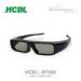 Gray Active Shutter 3D Glasses with PC Frame ,1.6mm LCD Lens 145*50*145mm