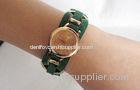 Unisex Wrap Around Leather Watch Japan Movt Pearl Dial Watch