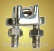 Drop Forged Metal Steel Wire Rope Clamp for Lifting Galvanized Surface