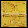 Iraq Currency 50 Dinars Gold Foil Banknote Pure 999.9 24K Gold Plated For Collection