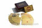Business Gift 24k Gold Playing Cards With Wood Box And Certificate For Collection