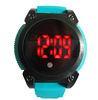 Sports OEM Silicone LED Watch 3 ATM Waterproof Vibration Alarm Watch