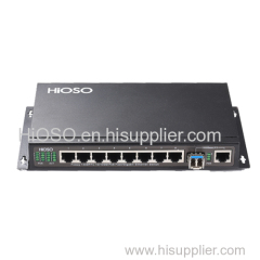 10 PortS POE switch 100/1000M POE switch 8 TP ports + 2 SFP uplink ports cascaded PoE switch