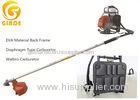 Professional Portable Backpack Brush Cutter / Gasoline Grass Trimmer Strimmer Tools