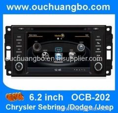 Ouchuangbo Dodge Journey Chrysler Sebring auido dvd stereo radio navigation system S100 platform