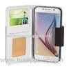 Luxury PU Leather Flip Cover Credit Card Wallet Phone Case For Samsung Galaxy S6