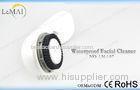 Multifunctional Face Cleanser Device with Waterproof Rotating Brush White 5V 1A