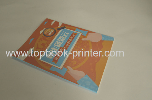 Spot UV coating book cover softbound book