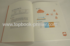 Spot UV coating book cover softbound book design or printing price