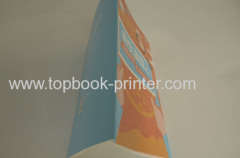 Spot UV coating book cover softbound book design or printing price