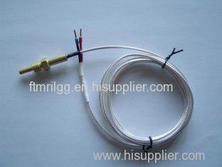 Thermistor and pt100 Type Sensor, Aircraft Temperature Sensor for Water and Oil