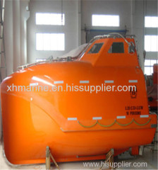 25 Persons Marine Totally Enclosed Lifeboat with Rescue Boat Davit