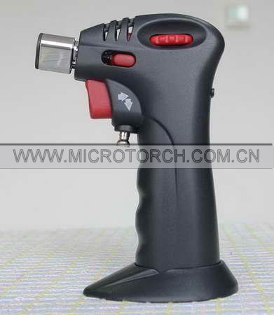 Black Portable Refilled Chef. Burner Butane Torch For Cooking