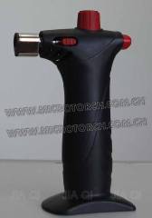 Black Handheld Refilled Chef. Burner Cooking Torch