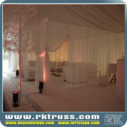 New style RK wedding pipe and drape 