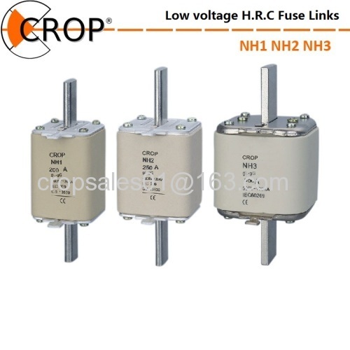 Low voltage HRC fuse links