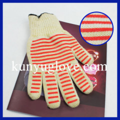 100% aramid heat resistant Oven Gloves household gloves Silicon BBQ gloves