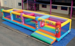 Inflatable obstacle for amusement fun land park