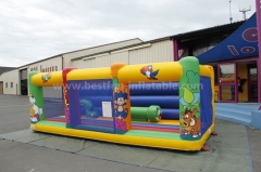 Inflatable safari bounce castle inflatable amusement zoo park