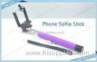 325 mm Foldable Selfie Stick Bluetooth , Selfie Stick For Camera And Phone