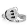 4.2A 21W Three Port USB Car Charger Adapter , Micro USB Cable Adapter