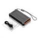 Black Thin 8000mAh Solar Panel Power Bank External Battery Charger for Cell Phones