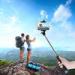 Adjustable Phone Holder foldable Bluetooth Selfie Stick , Handheld Self-portrait Monopod