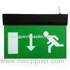 Alumium End Cap Battery Powered Rechargeable Double Sided Exit Signs