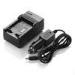 Two Batteries + Charger For Sony NP-FH50/40/30/100 DSC-HX1 HX100V DSLR A230 A330