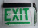 Commercial battery operated Aluminum Exit Sign for Teaching Buildings