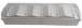 Building Outside Rechargeable LED Ceiling Emergency Light With PC Diffuser