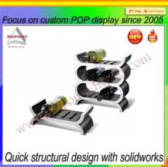 Fashionable customized wine display stand