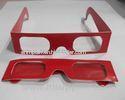 Stereoscopic Chromadepth 3D Glasses With Spectrum Separated Watch 3D Movie
