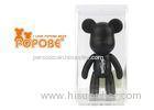 Office Decoration Black Strength Character Cute Bear Toys , POPOBE Bears