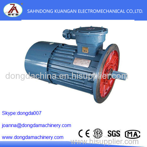 Mining flameproof three-phase asynchronous motor with new design