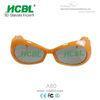 Baby Size Circular Polarized Reald Kid 3D Glasses Yellow , Size 130*120*45mm