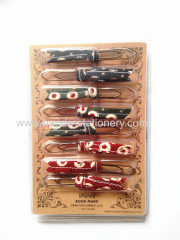 Handmade lovely ribbon bow hair clips for beautiful girl