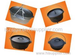 cast iron camping dutch oven