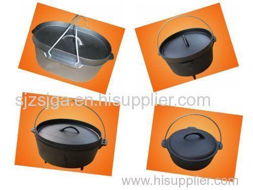 cast iron camping dutch oven