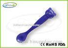 Blue Mommy Care PP Heat Sensitive Color Chang Spoon Anti-scald Baby Feeding Spoons