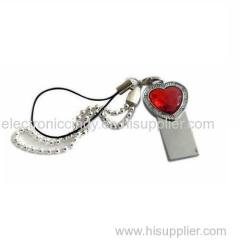 Heart-shaped usb flash disk