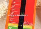 14 ~ 36 Household LCD Room Thermometer Card for Promotion Gift / Advertising Media