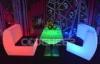 Rechargeable LED Lounge Furniture Light Bar Table And Chair Set