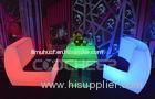 Rechargeable LED Lounge Furniture Light Bar Table And Chair Set