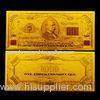 America $1000 24kt Gold foil banknote for collection gift , gold foreign money